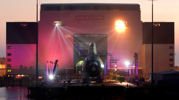 BAE Systems launch fifth state-of-the-art Astute submarine