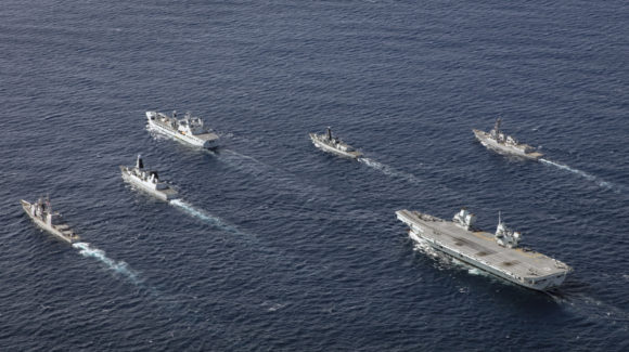 UK carrier strike group to sail to India on its maiden deployment