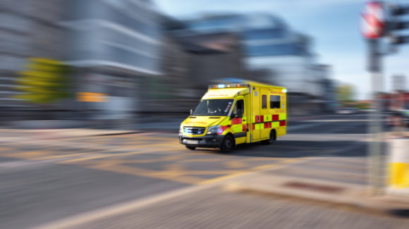 Rapid sanitising technology improves ambulance cleaning times