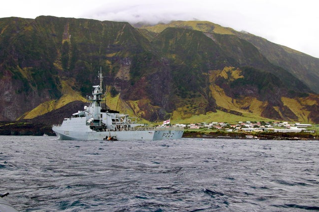 Royal Navy and RAF combine efforts to deliver vaccines to world’s most remote Overseas Territory