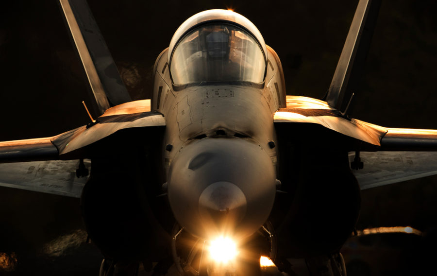 Sniper advanced targeting pod integrates with Kuwait F-18 super hornet