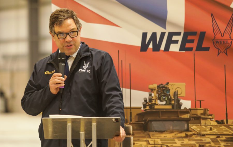 UK Defence Minister opens New Boxer Armoured Vehicle Production Facility