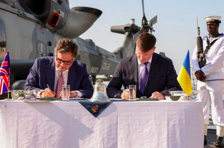 UK signs agreement to support enhancement of Ukrainian naval capabilities