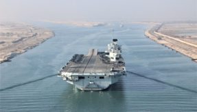 UK Carrier Strike Group reaches Indian Ocean region
