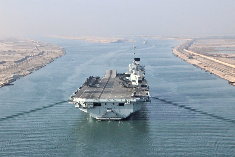 UK Carrier Strike Group reaches Indian Ocean region