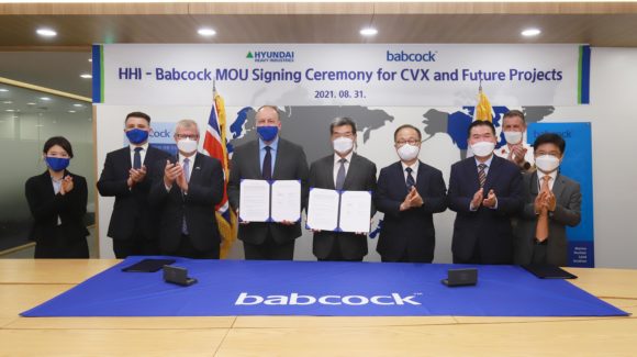 Babcock International Group and Hyundai Heavy Industries sign a MOU in Republic of Korea