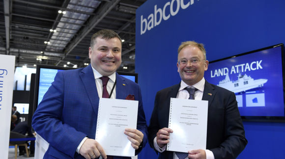 Babcock signs cooperation agreement with Ukroboronprom at DSEI