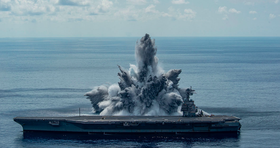 EMALS and AAG successful performance during CVN 78 Full Ship Shock Trials