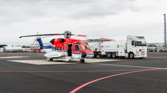 S-92 helicopter completes first flight using biofuel