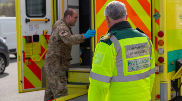 Armed Forces re-deploy to support Welsh Ambulance Service