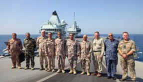 Chief of the Defence Staff hosts Gulf partners onboard HMS Queen Elizabeth