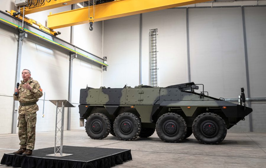 Dep Chief General Staff visits WFEL to announce 100 additional Boxer vehicles contract