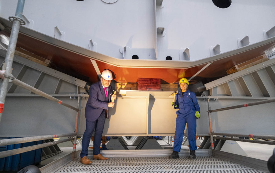 Keel laying for Royal Navy’s Type 31 frigate showcases Babcock workforce