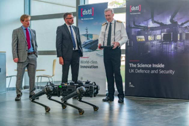 Dstl shows off its world-leading science to Head of the UK Armed Forces