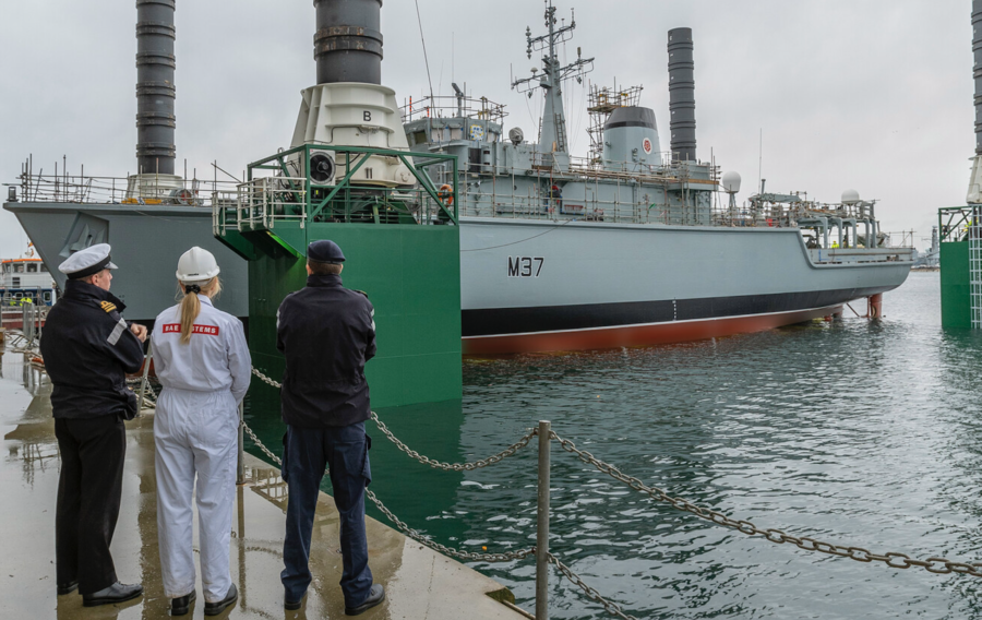 BAE Systems celebrates 15 years of supporting the Royal Navy’s mine countermeasure vessels in the Gulf