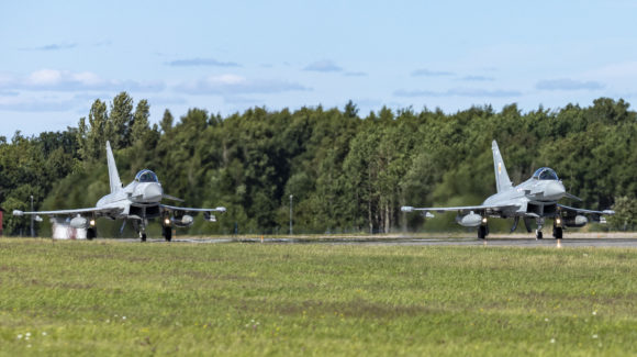 RAF aircraft deploy to Finland and Sweden for joint training