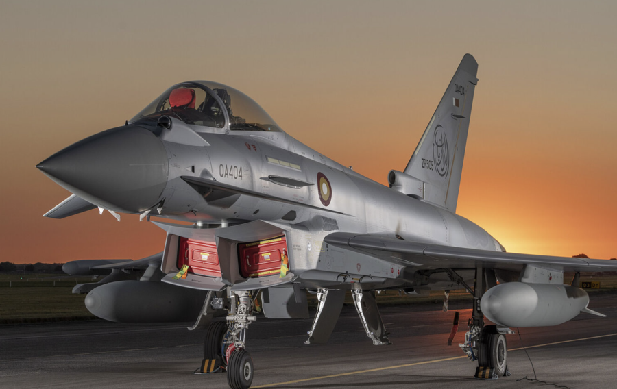 Qatar receives its first Eurofighter Typhoon