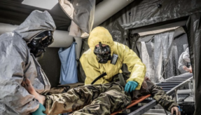 Royal Navy medics prepare for aftermath of CBRN attack during NATO exercises
