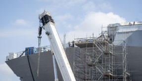 Scotland is playing a crucial role in the Navy’s shipbuilding pipeline and the UK’s security, Defence Secretary Grant Shapps said on a visit to key shipyards.