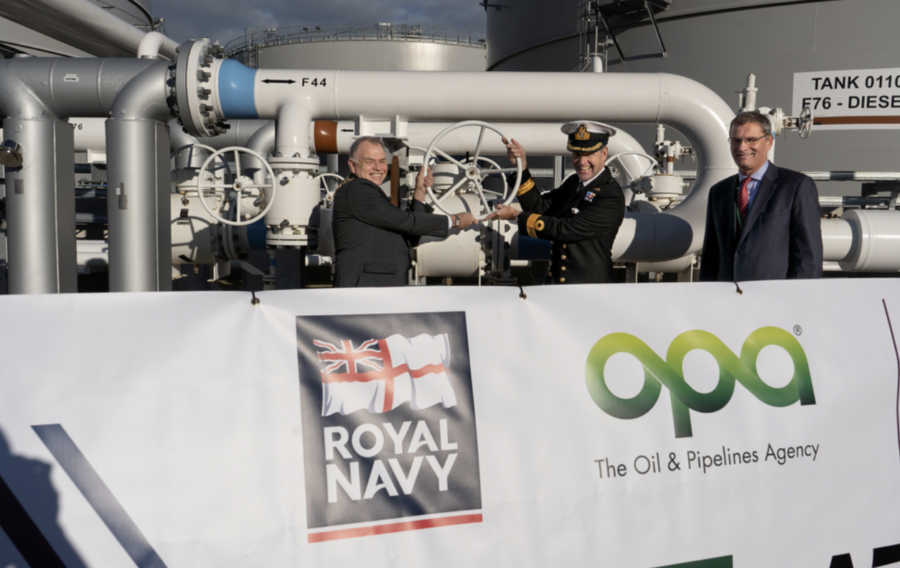 Gosport oil fuel depot upgraded to benefit future Navy requirements