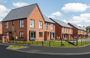 Image of the planned new homes for Service families at Imjin Barracks. (Copyright Pete Helme Photography / Taylor Wimpey)