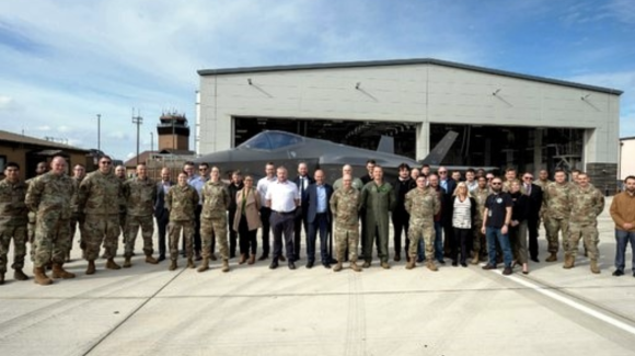 Completion of new maintenance facility for US Air Force F-35 jets