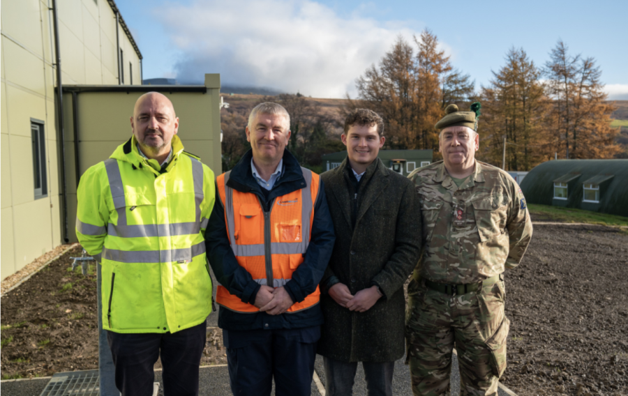 First carbon neutral accommodation buildings in Scotland to support operational training