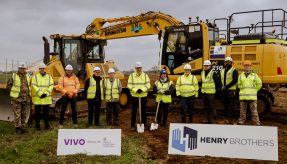 VIVO Defence Services and Henry Brothers Construction have broken ground on a £6M schemeat Gamecock Barracks near Nuneaton.