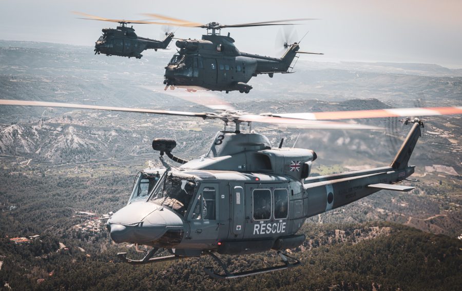 Images show the handover of 84 Squadron based at Royal Air Force Akrotiri in Cyprus. 84 Squadron is currently home to the Griffin HA2 who will be handing to the Puma HC2 on 31 March 2023.