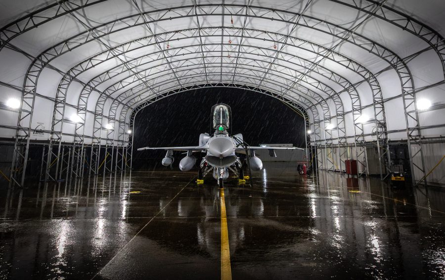 Lockheed Martin has marked a significant milestone with the departure of the first ferry cell of three F-16 Block 70 jets from Greenville, South Carolina, to Bahrain.