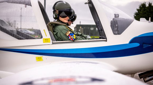 Image of a Ukrainian fast jet pilots, seen here at a training facility within the UK. The first Ukrainian pilots to have undergone intensive training under the guidance and world-leading expertise of Royal Air Force instructors have graduated yesterday (21/03/2024). The 10 pilots received basic flying, ground school and language training in the UK and will one day form the first line of defence in protecting Ukraines skies from Putins forces. The cohort will now move to advanced flying training provided by the French Air Force before learning to fly F-16 fighter jets. This effort is a key UK contribution to the Air Capability Coalition, co-led by the United States, Denmark and the Netherlands, which is helping build an air force consisting of modern fighter jets to form the cornerstone of Ukraines armed forces. The capability coalitions were established last year to provide a long-term commitment to supporting Ukraines armed forces, with the UK co-leading the maritime and drone coalitions.