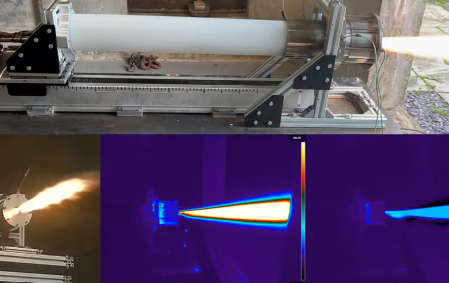 With the help of DASA funding, engineers from the University of Glasgow successfully test-fired a rocket that eats itself for fuel