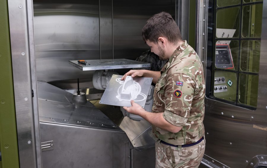 World-leading 3D printer used by British Army in the field for first time