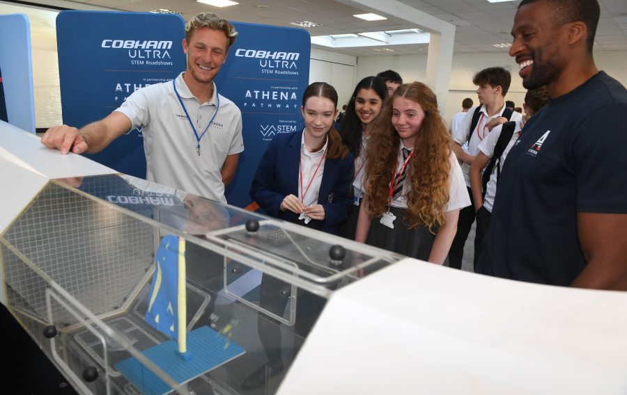 Cobham-Ultra, the major partner of Athena Pathway, partners with the 1851 Trust’s STEMCrew school’s roadshows to inspire the next generation of innovators