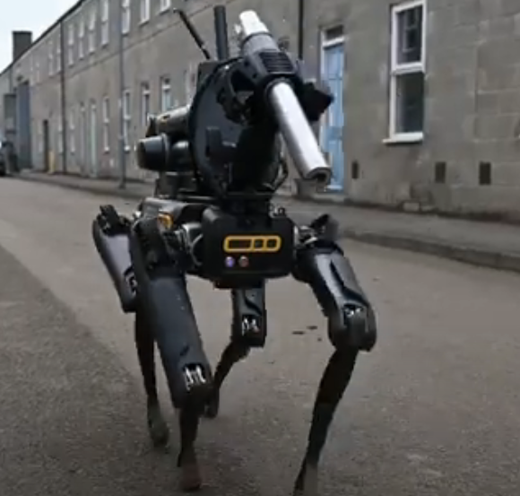 A new live trial led by our scientists has seen advanced robotic systems, including robot dogs, successfully detecting, and defusing bomb threats.