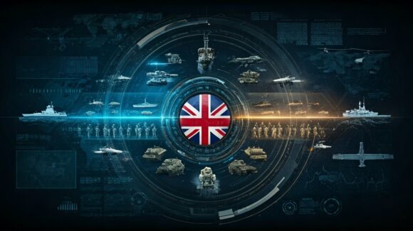 The UK government has announced the largest sustained increase in defence spending since the Cold War, with a commitment to raise spending to 2.5% of GDP from April 2027