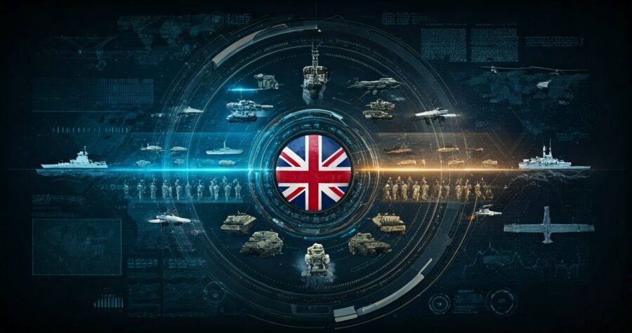 The UK government has announced the largest sustained increase in defence spending since the Cold War, with a commitment to raise spending to 2.5% of GDP from April 2027