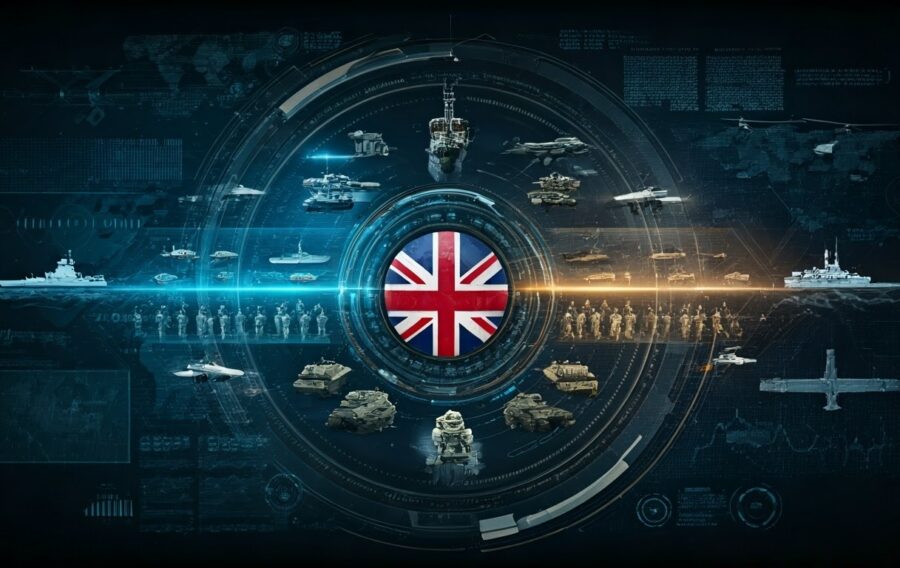 The UK government has announced the largest sustained increase in defence spending since the Cold War, with a commitment to raise spending to 2.5% of GDP from April 2027