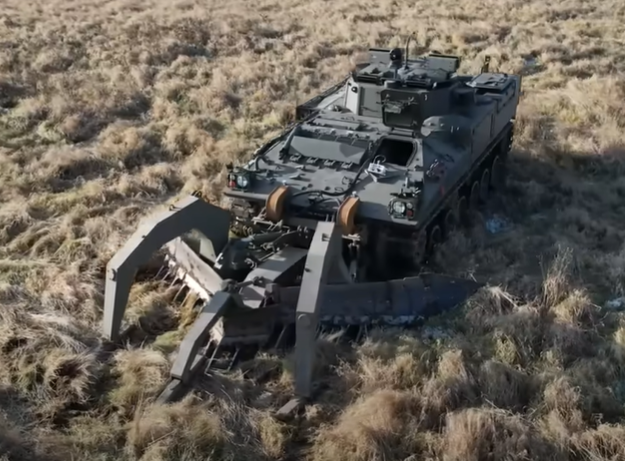British soldiers are to be better shielded from danger as Weevil - a new high-tech, remote-controlled mine plough system is put through its paces.
