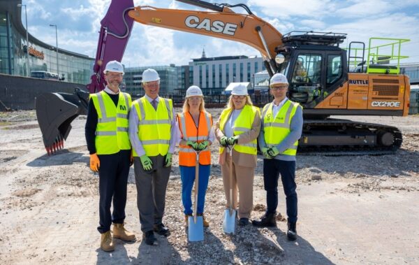 A groundbreaking ceremony has taken place for a new MOD office within the Talbot Gateway redevelopment in Blackpool.