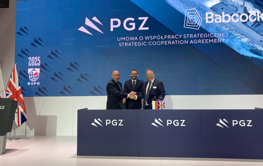 Babcock and PGZ to expand relationship across sea and air domains