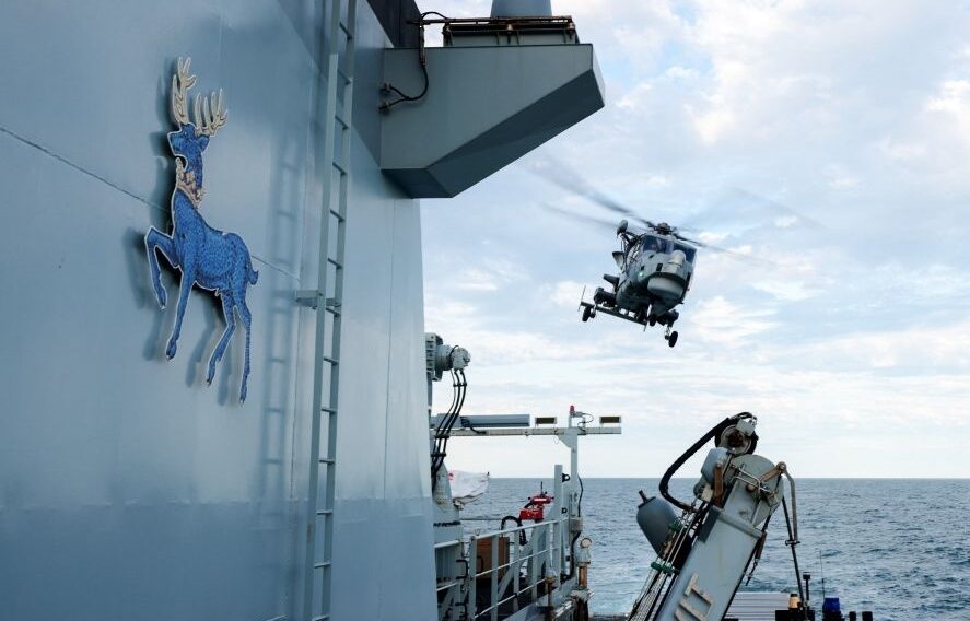 Glamox provides advanced helicopter landing systems for two UK Royal Navy warships