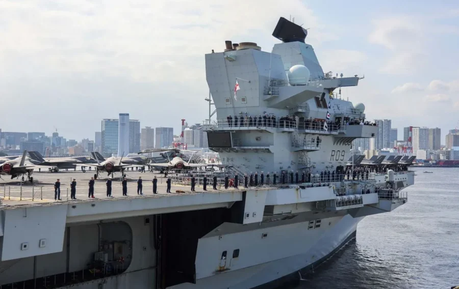 Royal Navy flagship HMS Prince of Wales has arrived in Tokyo for a historic visit to deepen bonds between Japan and the UK.
