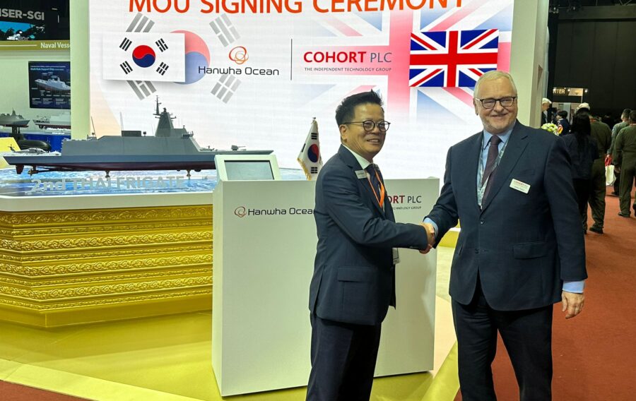 Cohort and Hanwha Ocean Partner for Thai Frigate Programme,