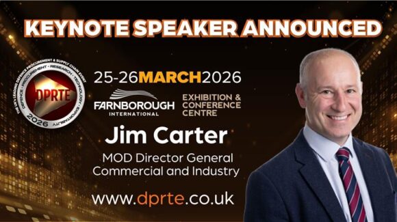 Jim Carter, the Director General for Commercial and Industry at the UK Ministry of Defence (MOD), is the latest senior official to be confirmed as a keynote speaker