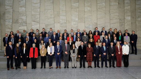 NATO member and partner nations convened at the Alliance's headquarters in Brussels on 19 November 2025 for the annual meeting of National Points of Contact for the Defence and related Security Capacity Building (DCB) Initiative.