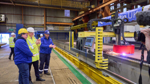 Construction has officially commenced on the Royal Fleet Auxiliary's new Fleet Solid Support (FSS) ships,