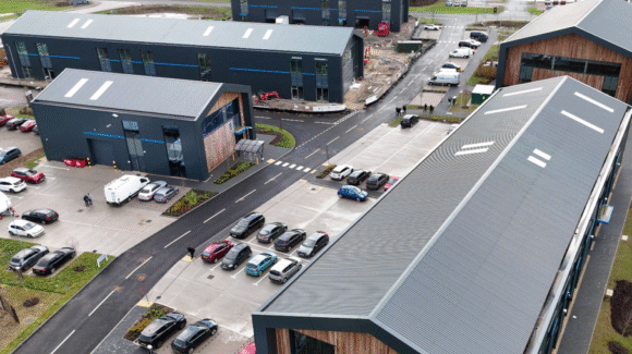 Westcott Space Hub. Credit: Skyports Drone Services.