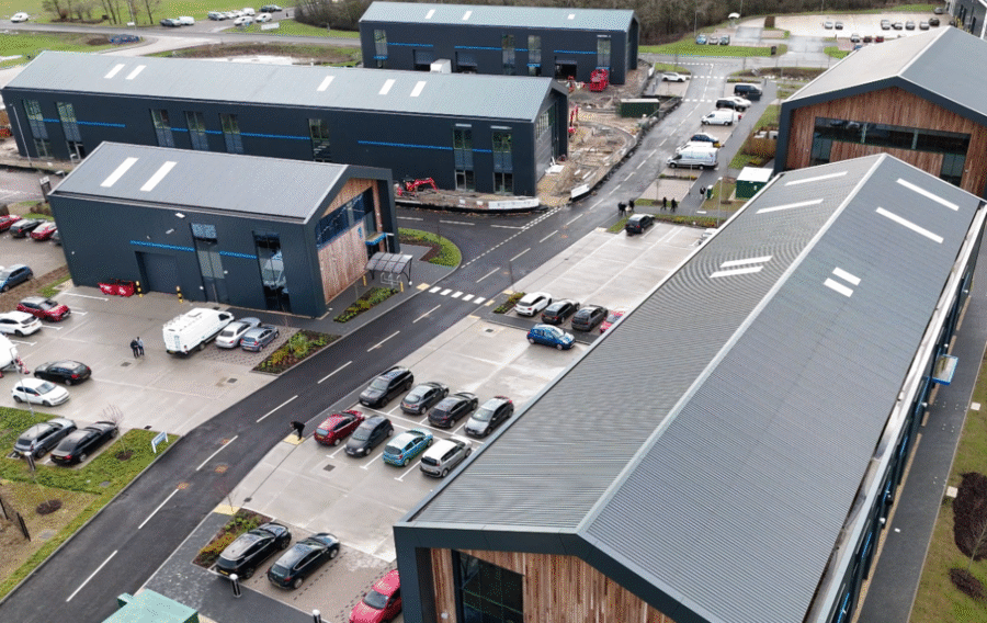 Westcott Space Hub. Credit: Skyports Drone Services.