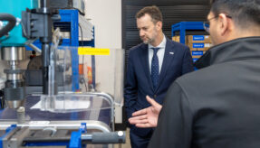 UK Space CEO Dr Paul Bate at Magdrive. Credit: Stuart Harrison / Magdrive